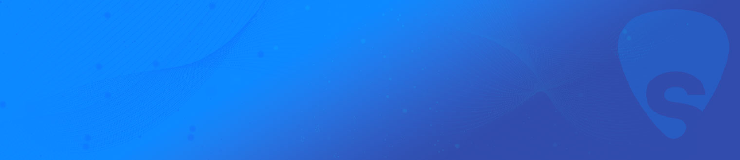 Header Light Blue Bar with Gradient and Sonata Logo