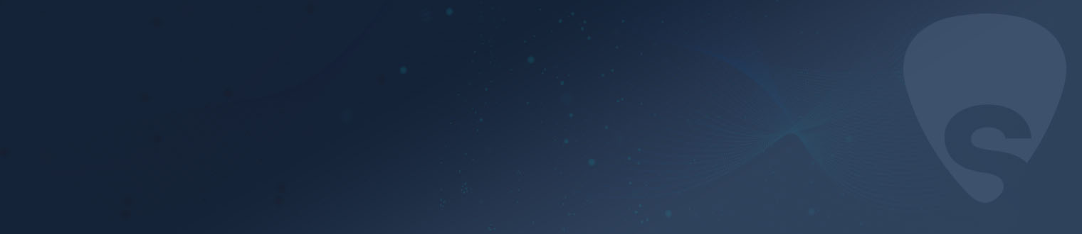 Header Dark Blue Bar with Gradient and Sonata Logo